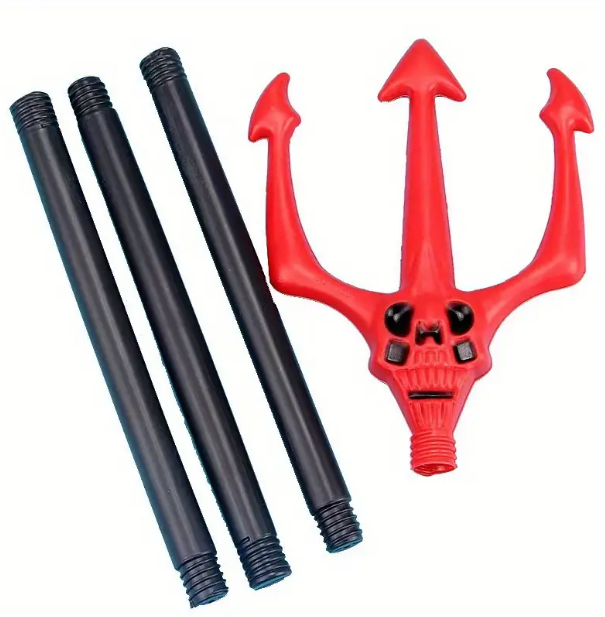 Kırmızı Renk Halloween Cadılar Bayramı Çatal 107 cm (4944)