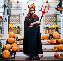 Kırmızı Renk Halloween Cadılar Bayramı Çatal 107 cm (4944)