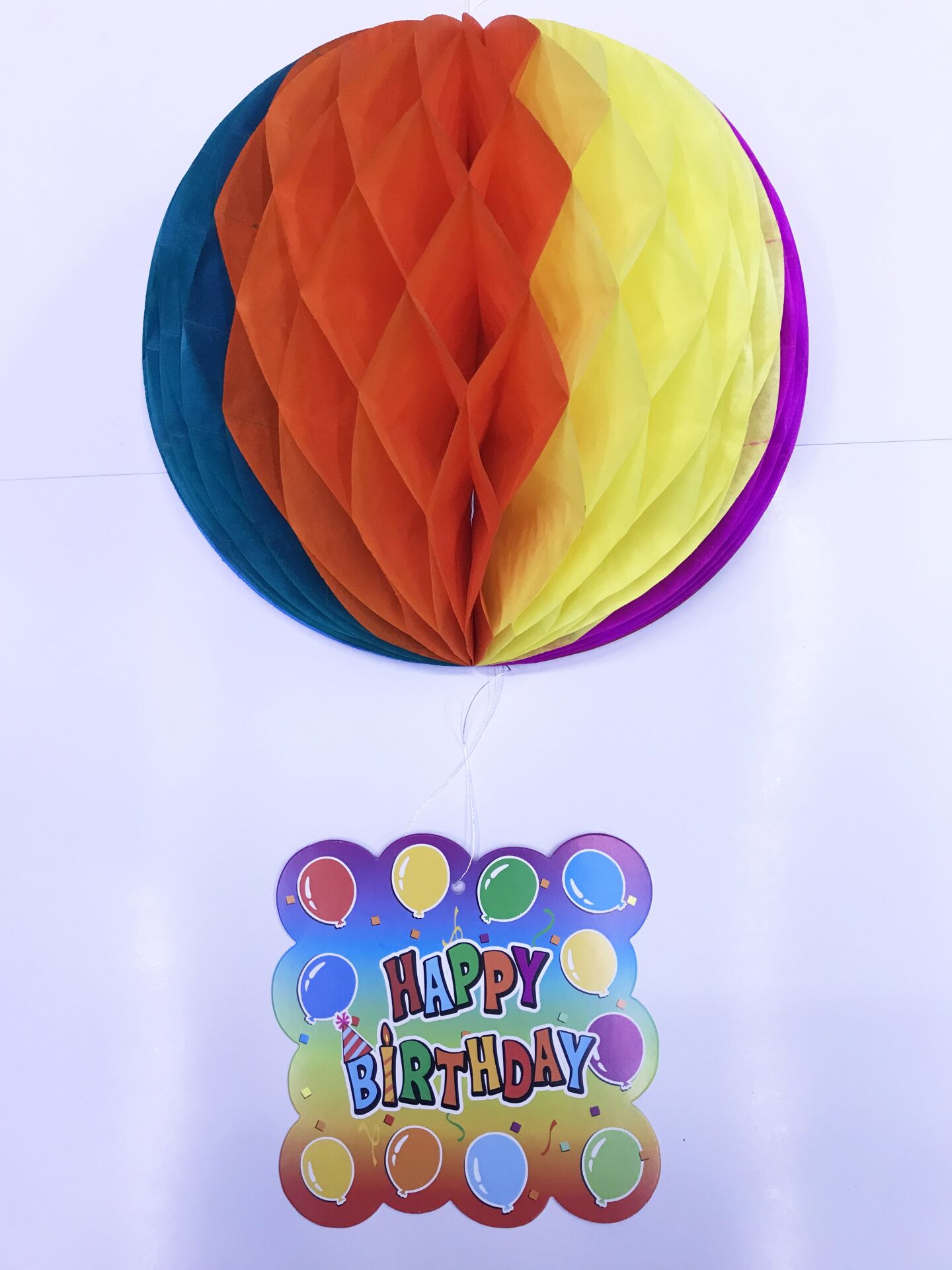 Kağıt Süs Happy Birthday Dekor 55 cm-0748 (4944)