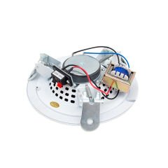 18 CM 6 WATT BEYAZ TRAFOLU METAL KASA ALÇIPAN HOPARLÖR (DELİK ÇAPI 15 CM) (4944)