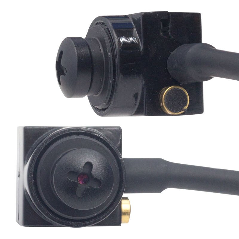 3.6MM 800 TVL 1/4 SENSOR MİKROFONLU SİYAH VİDA MODEL MİNİ KAMERA (4944)