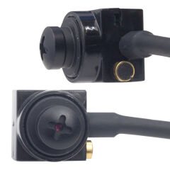 3.6MM 800 TVL 1/4 SENSOR MİKROFONLU SİYAH VİDA MODEL MİNİ KAMERA (4944)