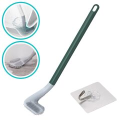 Golf Tasarımlı Silikon WC Klozet Mutfak Temizlik Fırçası Kanca Hediyeli (4944)