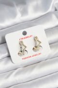Pirinç Gold Renk Yıldız Model Kadın Küpe - TJ-BKP11243