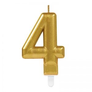 4 Rakam Mum Gold Renk (4944)
