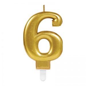 6 Rakam Mum Gold Renk (4944)