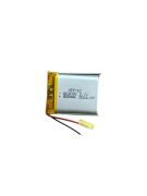 803035 3.7V 800 MAh Li-Polymer Pil (Devreli/1.5A)