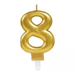 8 Rakam Mum Gold Renk (4944)