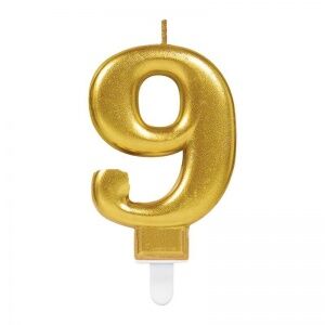 9 Rakam Mum Gold Renk (4944)
