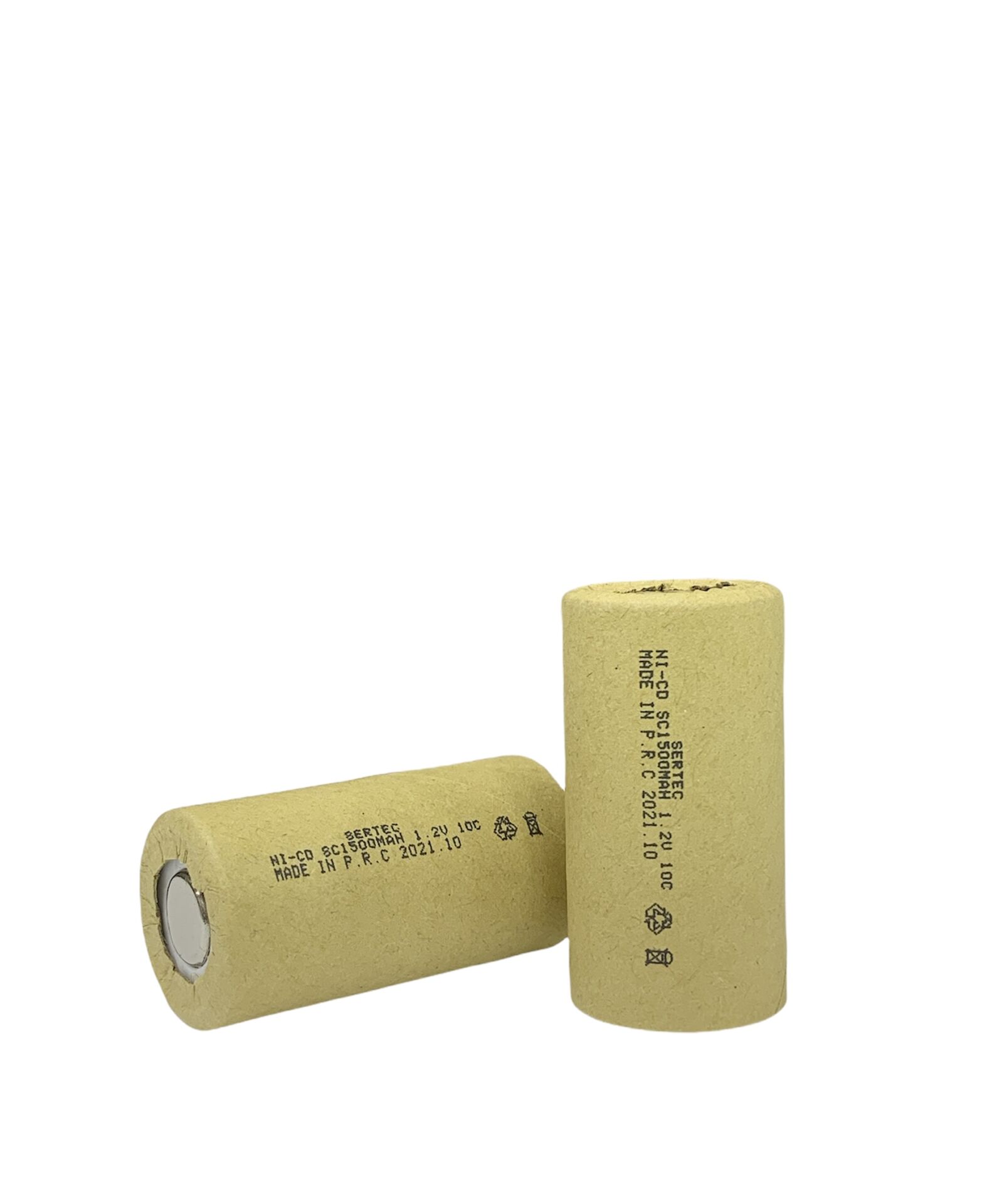 1.2V Ni-Cd SC 1500 Mah Kağıt Şarjlı Pil 3C (Başsız/Flat Head)