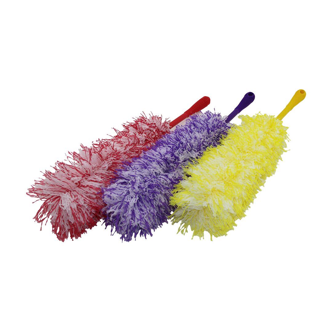 RENKLİ İP  TOZ ALMA PÜSKÜLÜ   PÜSKÜL=36 CM + RENKLİ PLASTİK SAP=19CM = 55CM  BRKT-910248 (4944)
