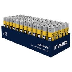 VARTA SUPERLIFE ÇİNKO AAA İNCE KALEM PİL 60LI PAKET FİYAT (4944)
