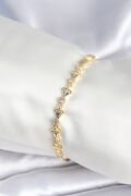 Pirinç Gold Renk Yelpaze Model Kadın Bileklik - TJ-BB7964