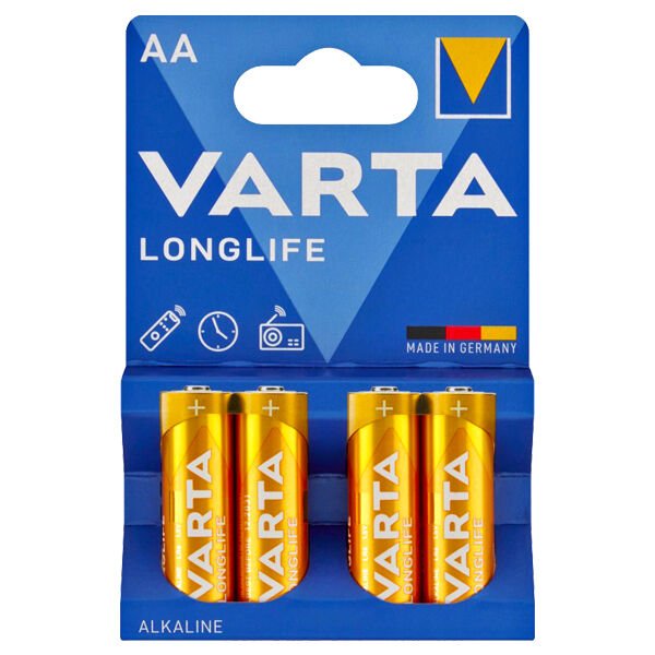 VARTA LONGLIFE POWER ALKALİN AA KALEM PİL 4LÜ PAKET FİYAT (4944)