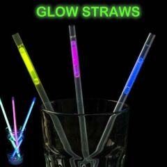 Karanlıkta Parlayan Glow Fosforlu Pipet 3 Renk 3 Adet (4944)