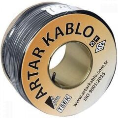 ARTAR MİKROFON KABLOSU STEREO 1.KALİTE (100MT) 2X025MM 80 NO (4944)