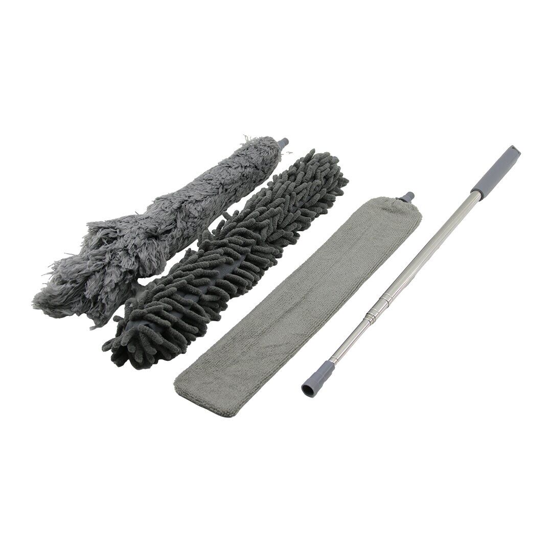 3PCS PÜSKÜL- MAKARNA- DÜZ TOZ ALMA SET ESNEK BAŞLI-43CM  UZAYAN SAPLI=43-205CM BRKT-910200 (4944)