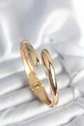 Gold Renk Pirinç Kadın Kelepçe Bileklik - TJ-BB7976