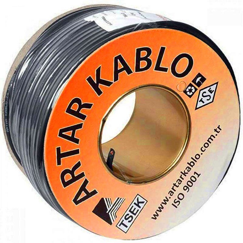 RG58 C/U 50 OHM KOAKSİYEL BAKIR KABLO ARTAR 100 METRE (4944)
