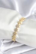 Pirinç Gold Renk Yıldız Model Kadın Bileklik - TJ-BB7980