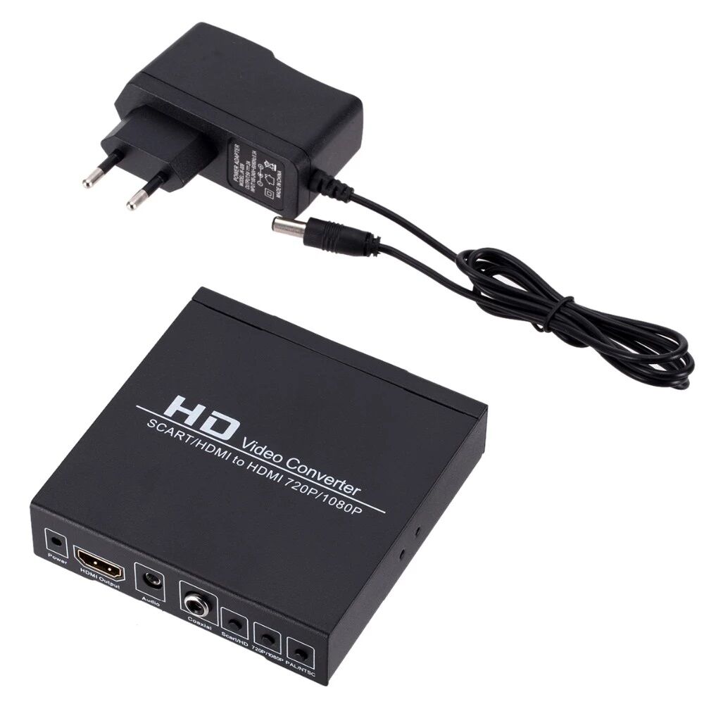 ADAPTÖRLÜ SCART-HDMI TO HDMI ÇEVİRİCİ DÖNÜŞTÜRÜCÜ CONVERTER (4944)