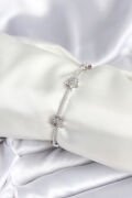 Pirinç Gümüş Renk Yıldız Model Kadın Bileklik - TJ-BB7985