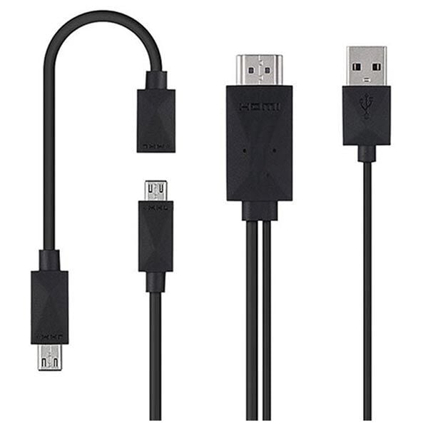 SAMSUNG S2+S3+S4 + ANDROID TELEFONLAR UYUMLU HDMI ÇEVİRİCİ KABLO (4944)