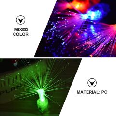 Led Işıklı Renkli Püsküllü Parmak Işığı 4 Renk 4 Adet (4944)