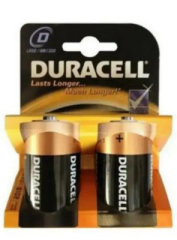 DURACELL LR20 D BÜYÜK  PİL 2Lİ KART (4944)