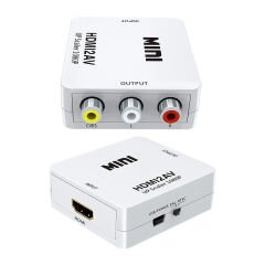 HDMI TO RCA MİNİ MODEL 1920X1080 PLASTİK KASA ÇEVİRİCİ KONVERTÖR (4944)