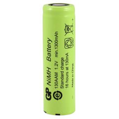 GP 130AAM 1.2 VOLT 1300 MA DUZ-KAFA ŞARJLI KALEM PİL (4944)