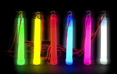 Karanlıkta Yanan Asılabilir ip Aparatlı Glow Kolye Glow Lamba 6 Adet 6 Renk 15 cm (4944)