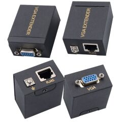 VGA TO CAT5/CAT6 60 METRE VGA EXTENDER UZATICI (4944)