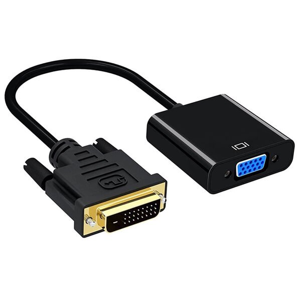 DVI-D 24+1 ERKEK TO VGA DİŞİ ÇEVİRİCİ ADAPTÖR KABLO DVI-D TO VGA ADAPTÖR (4944)