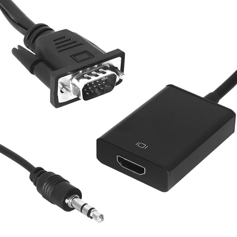 VGA ERKEK TO HDMI DİŞİ DÖNÜŞTÜRÜCÜ KABLO (4944)