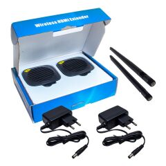 ANTENLİ HDMI KABLOSUZ EXTENDER 50 METRE UZATICI (4944)