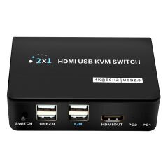 4K HDMI USB KVM SWITCH 2X1 (4944)