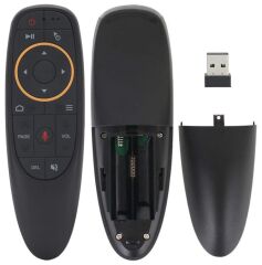 G10 ANDROID-WINDOWS-MAC-LINUX-TV BOX UYUMLU SES KOMUTLU AIR MOUSE 2.4GHZ SMART TV AKILLI KUMANDA (4944)