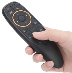 G10 ANDROID-WINDOWS-MAC-LINUX-TV BOX UYUMLU SES KOMUTLU AIR MOUSE 2.4GHZ SMART TV AKILLI KUMANDA (4944)