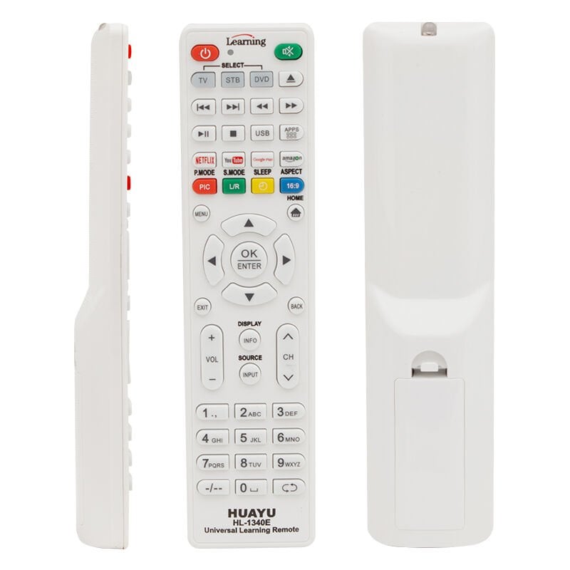 HUAYU KL HL-1340E NETFLIX-YOUTUBE-AMAZON TUŞLU TV/LCD/UYDU/DVD ÖĞRENEBİLEN BLİSTERLİ AKILLI KUMANDA (4944)