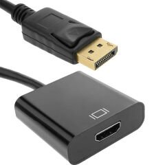 DISPLAY PORT TO HDMI DİŞİ 10 CM ÇEVİRİCİ KABLO (4944)