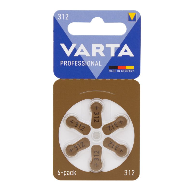 VARTA 312 NO KULAKLIK PİLİ 6LI PAKET (4944)