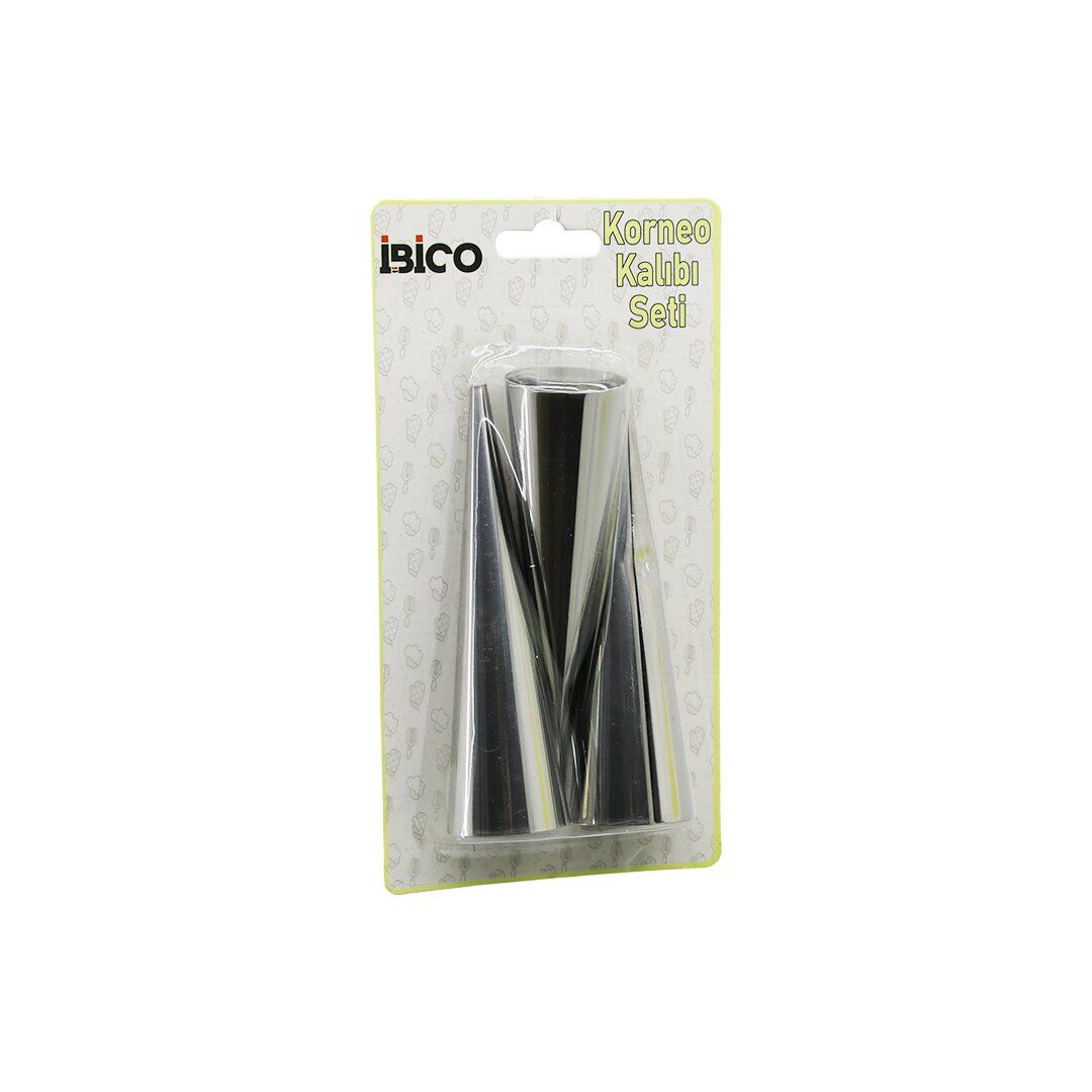 3PCS  METAL KORNEO KALIP - PASTA DEKORASYON APARATI ÇAP:3.4CM X UZUNLUK:12CM BRKT-921602 (4944)