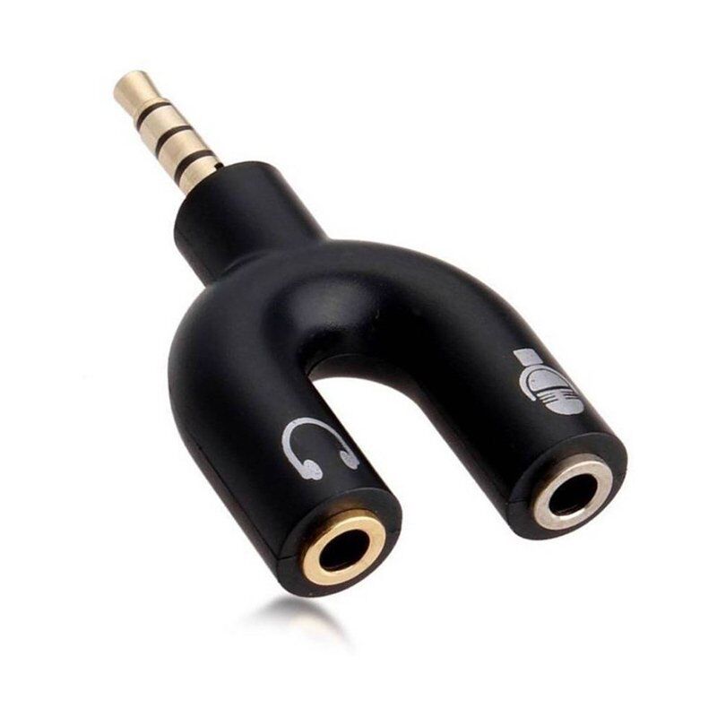 3.5 MM STEREO ERKEK KULAKLIK + HOPARLÖR DİŞİ ÇOKLAYICI JACK (4944)