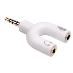 3.5 MM STEREO ERKEK KULAKLIK + HOPARLÖR DİŞİ ÇOKLAYICI JACK (4944)