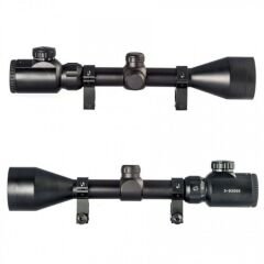 3-9X50 Zoomlu Dürbünü Kırmızı Yeşil İşik Çelik Gövde NK