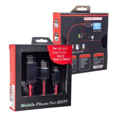 HC-18 MHL KİT SAMSUNG S5 HDMI TV BAĞLANTI KABLOSU (4944)