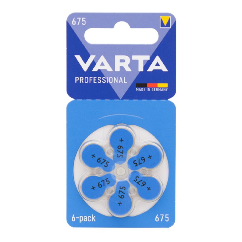 VARTA 675 NO KULAKLIK PİLİ 6LI PAKET (4944)