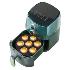 7 Gözlü Silikon Çok Amaçlı Airfryer Muffin Cupcake Kek ve Çörek Pişirme Kalıbı (4944)