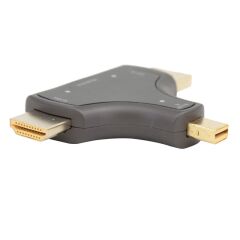MINI DP+DP+HDMI TO HDMI 4K ÇEVİRİCİ (4944)